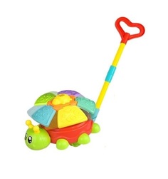 Каталка на палочке Феникс Toys Черепашка, микс 2 вида