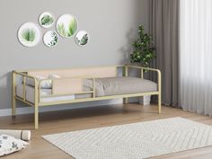 Односпальная кровать 4 сезона Арга Лофт 90 светло-бежевый