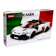 Конструктор Модельки "Спорткар", 276 деталей No Brand