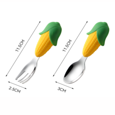 Детская ложка и вилка кукуруза Belvedere Kids