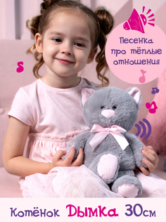 Мягкая игрушка Fluffy Family Котенок Дымка, 23 см, озвуч. 681839