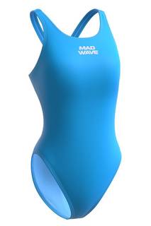Юниорский купальник спортивный антихлор Lada lining junior PBT Голубой,L Mad Wave
