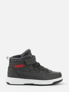 Кроссовки для девочек PUMA Rebound Joy Fur 375479 серые 28 EU