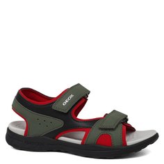 Сандалии GEOX J Vaniett Boy, темно-зеленый, 26