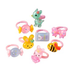 Кольцо детское Выбражулька игрушки, форма/цвет МИКС, безразмерное