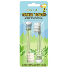Насадки Jack N Jill для электрической зубной щетки Tickle Tooth Sonic (с 18 мес), 2 шт