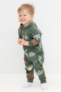 Комбинезон детский CROCKID М 3606-3, зеленый, 80