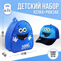 Рюкзак Overhat kids темно-синий
