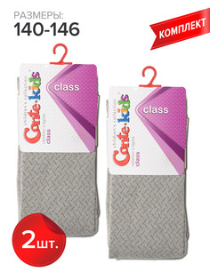 Колготки детские Conte Kids CLASS 7С-31СП, серый, 140-146