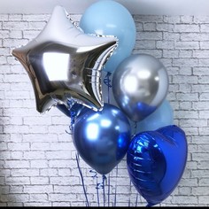 Набор шаров с гелием № 18 - для мужчины аэродизайн No Brand