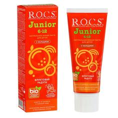 Зубная паста R.O.C.S. Junior "Фруктовая радуга" 6-12 лет, 74 г No Brand