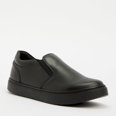 Слипоны GEOX J Nashik Boy, черный, 35