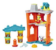 Набор для лепки из пластилина play-doh город пожарная станция b3415