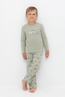 Пижама детская CROCKID МК 1512, хаки, 104, 1 шт