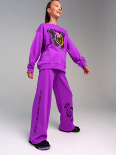 Костюм повседневный PlayToday 32421524, фиолетовый, 146