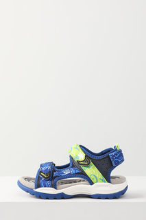 Сандалии GEOX J350RB01454C0749, синий/зеленый, 30