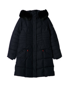 Пальто детское PlayToday 22427071, черный, 146