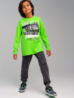 Лонгслив детский PlayToday 32411285, светло-зеленый, 176