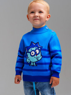 Свитер детский PlayToday 32439004, тёмно-синий, синий, 92