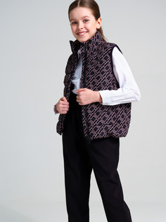 Жилет детский PlayToday 22427011, черный, жёлтый, 140