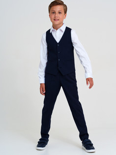 Костюм классический PlayToday 22417039, тёмно-синий, 128