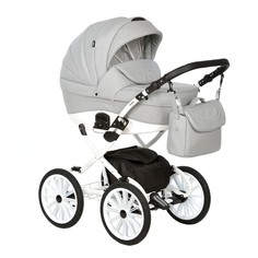 Коляска 2в1 Indigo Baby Special Plus 14, серая, 04