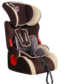 Автокресло детское AZARD Siger Kids Planet Calipso гранд 9-36 кг 8 мес-12 лет коричневое