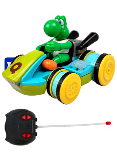 Радиоуправляемая машинка с пультом ДУ Марио Йоши Mario свет звук 21х17,5х14 см Star Friend