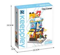 Конструктор Qman City Corner 0105 Домик Модный универмаг 389 деталей