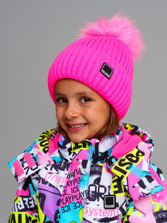 Шапка детская PlayToday 32422303, фуксия, 52