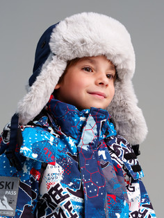 Шапка детская PlayToday 32411955, тёмно-синий, 56