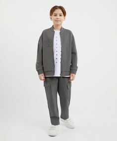 Брюки детские Gulliver 224GSBJC5601, серый, 158