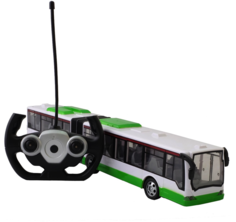 Автобус BUS-G на РУ (свет) в коробке USB зарядное устройство,регулировка колес 666-676A No Brand