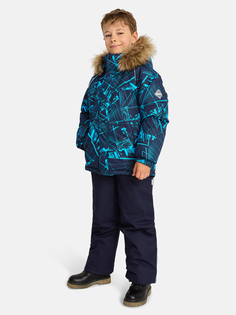 Комплект верхней одежды детский Huppa Winter, 42186-темно-синий рисунок, 122