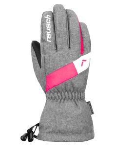 Перчатки детские Reusch Charlie R-Tex Xt Junior, розовый-серый, 15