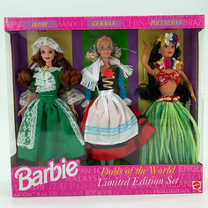 Коллекционный набор Барби Barbie Куклы мира Ирландия, Германия и Полинезия