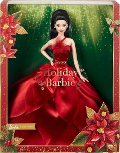 Кукла Барби брюнетка коллекционная Barbie Holiday 2022
