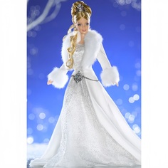 Кукла Барби коллекционная WINTER FANTASY CHRISTMAS праздничный выпуск 2003 Barbie
