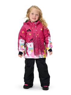 Комплект верхней одежды Oldos Гоя, фуксия черный, 92