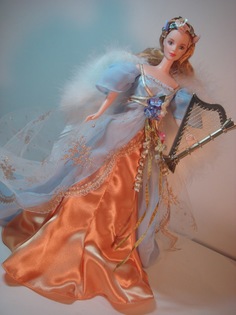 Кукла Барби коллекционная Barbie Harpist Angel 1998