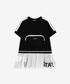 Платье детское Gulliver 12403GMC5006, черный, 116