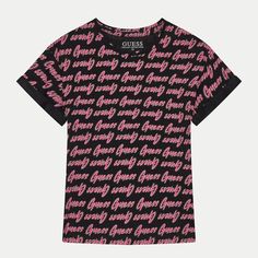 Футболка детская для девочек Guess J4YI11K6YW4 черная 7