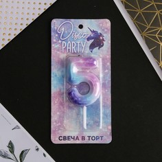 Свеча-цифра в торт «5» Страна Карнавалия