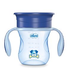 Поильник Chicco Perfect Cup 360, 12м+, 200 мл, Blue