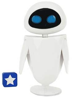 Фигурка StarFriend робот Ева Валли EVE WALL-E подвижная с подставкой 9,5 см