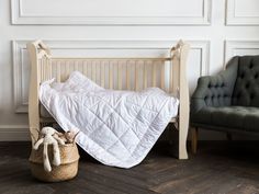Одеяло детское Prinz and Prinzessin хлопок Baby Bio Cotton легкое 100х135