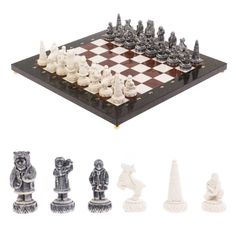 Шахматы Уральский сувенир Северные народы доска 40х40 см лемезит мрамор