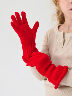 Перчатки детские Happy Baby 89075, red, 14