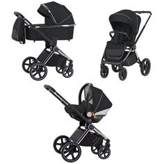 Коляска 3 в 1 Carrello Ultimo CRL-6512 Sable Black CHROME