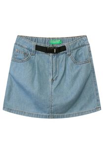 Юбка детская Benetton 4UTPC0003, синий, XL